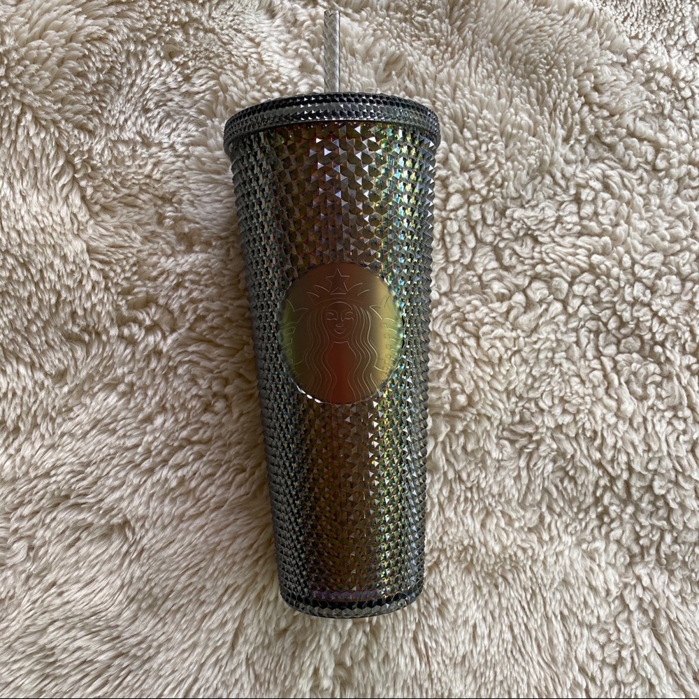 Starbucks Iridescent Studded Tumbler - Black/Green (2020)